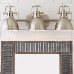 Classic Dome Shade Vanity Light - 3 Light