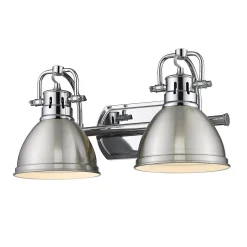 Classic Dome Shade Vanity Light - 2 Light