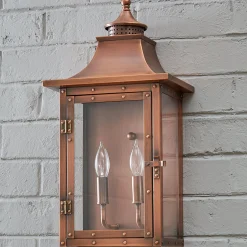 Classic Vented Hood Outdoor Sconce - Large
