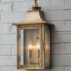 Classic Vented Hood Outdoor Sconce - Large