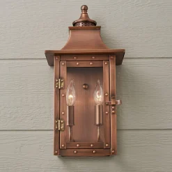 Classic Vented Hood Outdoor Sconce - Small
