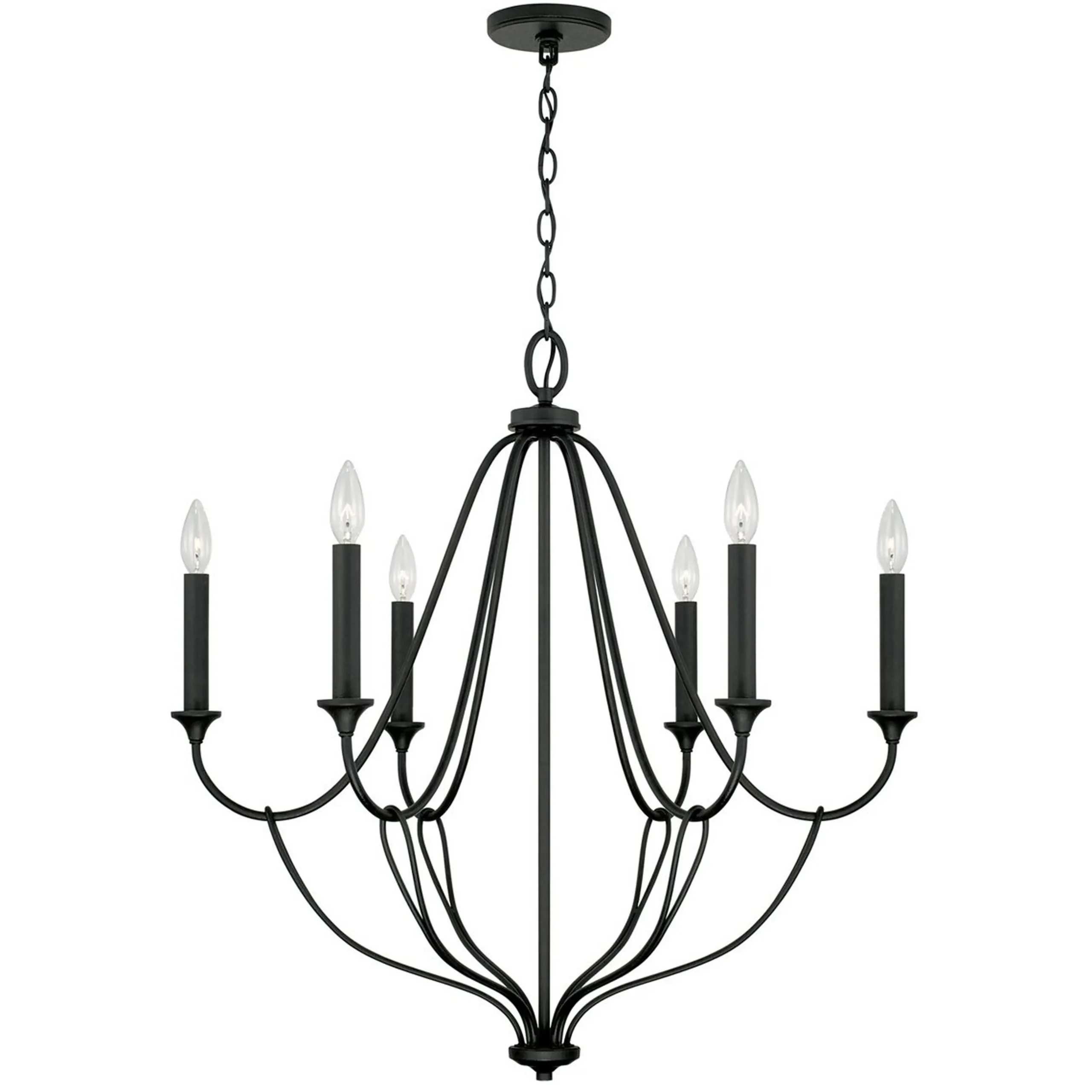Claude Chandelier - 6 Light