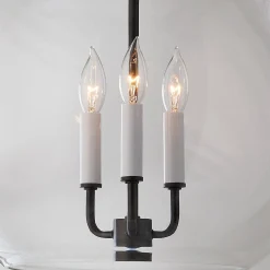 Clear Glass Sphere Chandelier