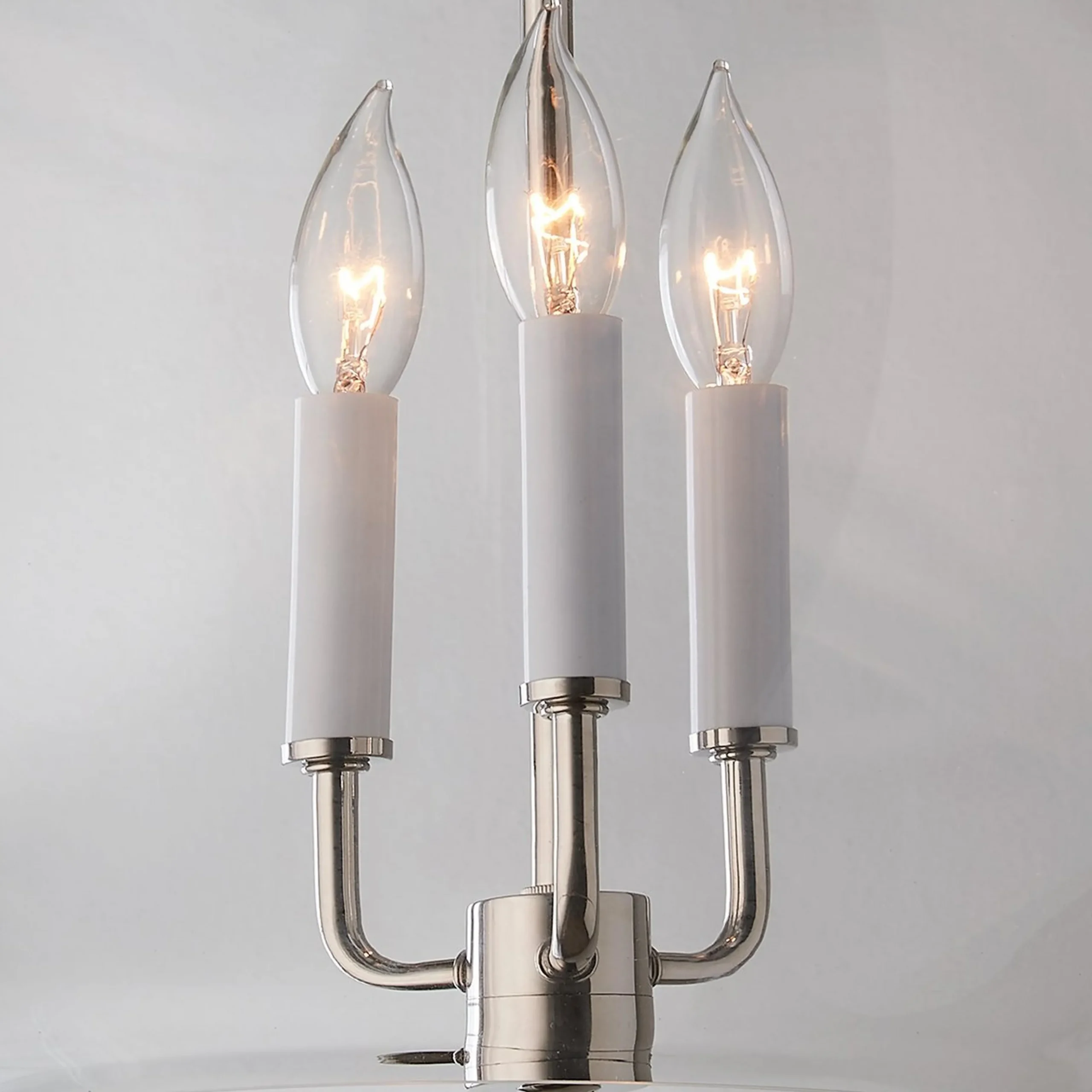 Clear Glass Sphere Chandelier