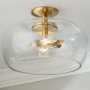 Clearly Cool Semi-Flush Ceiling Light