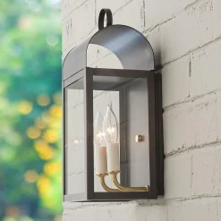 Colonial Metalcrafts Arched Outdoor Sconce - Large
