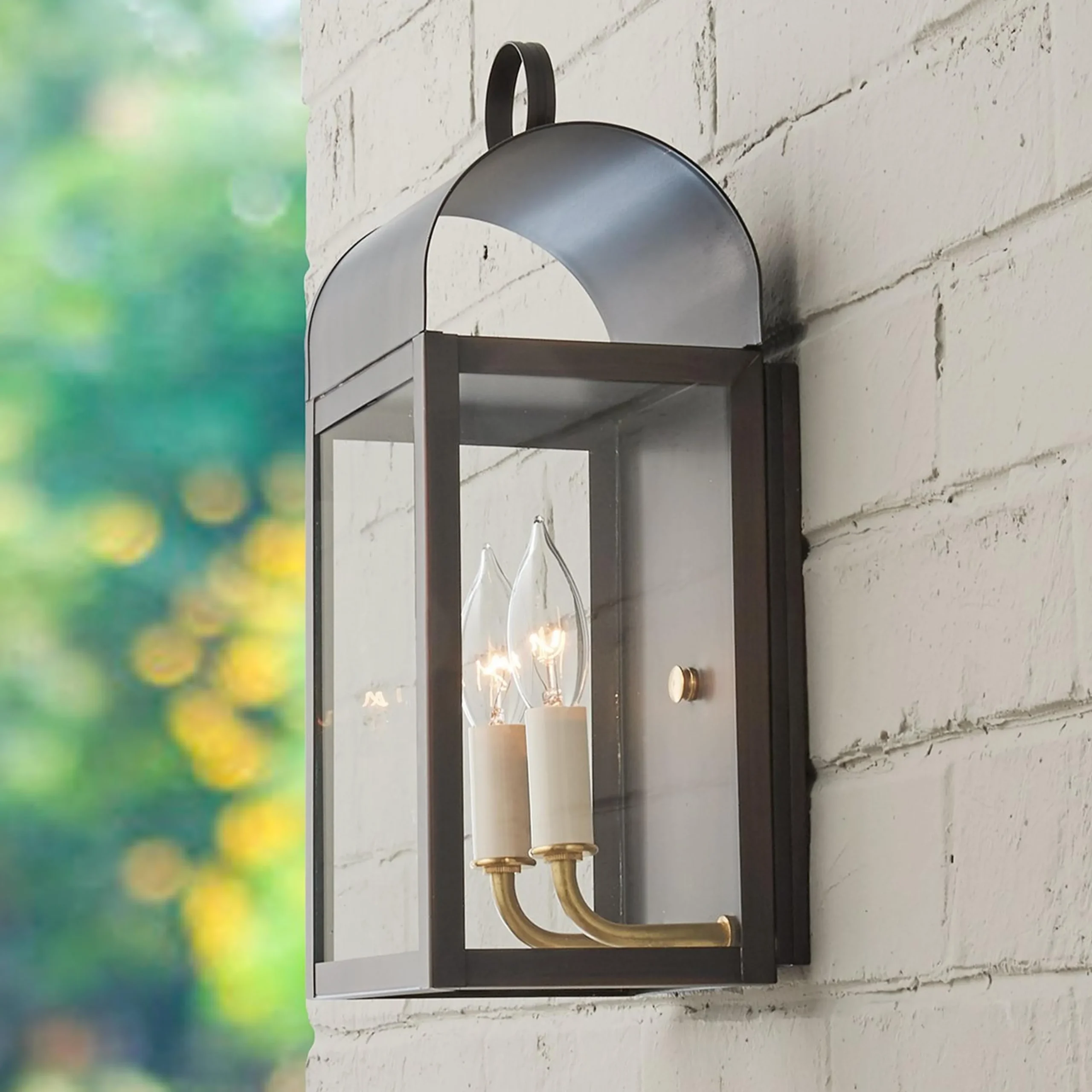 Colonial Metalcrafts Arched Outdoor Sconce - Large