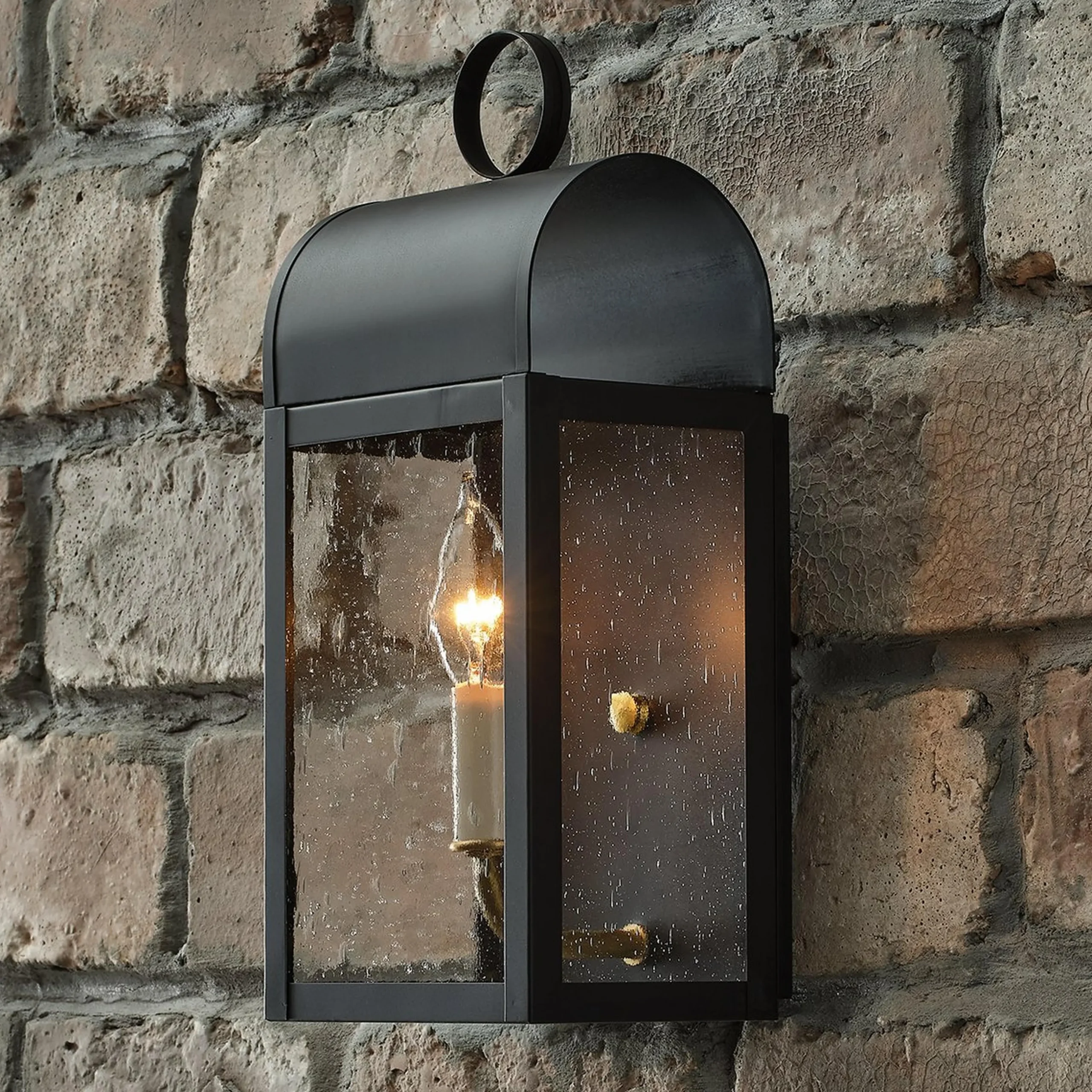 Colonial Metalcrafts Arched Outdoor Sconce - Small