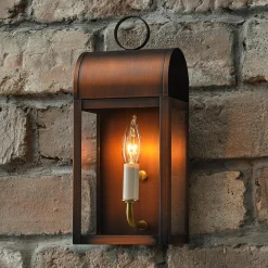 Colonial Metalcrafts Arched Outdoor Sconce - Small