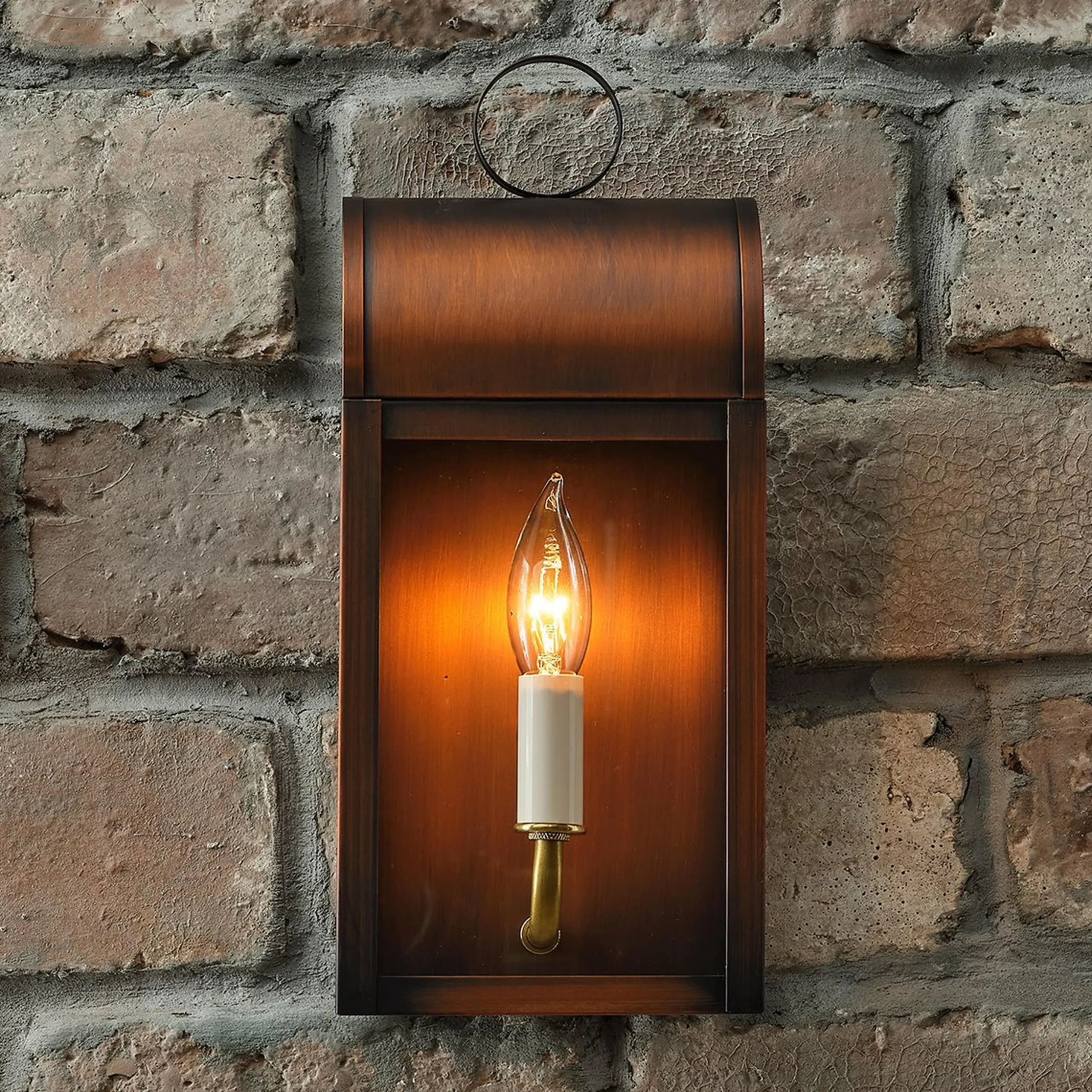 Colonial Metalcrafts Arched Outdoor Sconce - Small