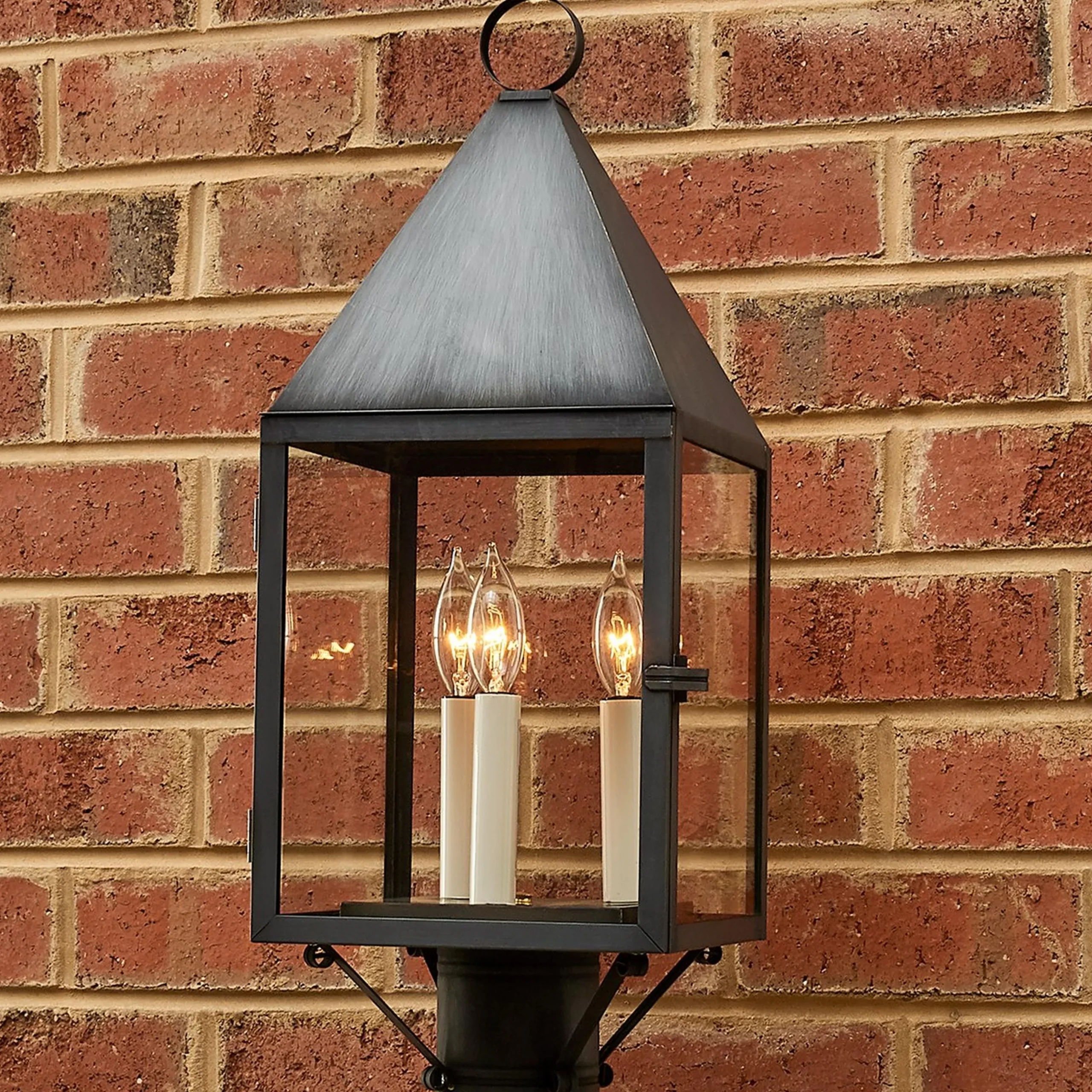 Colonial Metalcrafts Cape Outdoor Post Light