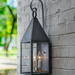 Colonial Metalcrafts Cape Outdoor Sconce - Large