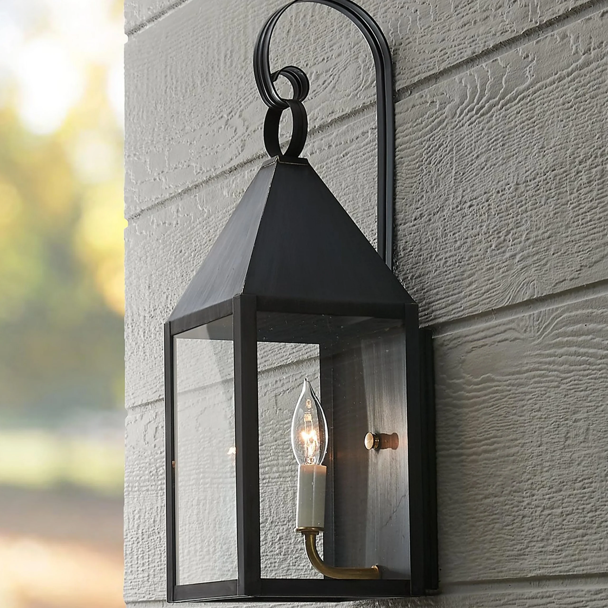Colonial Metalcrafts Cape Outdoor Sconce - Small