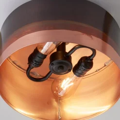 Colonial Metalcrafts Copper Ombre Ceiling Light
