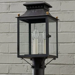 Colonial Metalcrafts Federal Outdoor Post Light