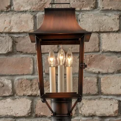 Colonial Metalcrafts Georgian Tapered Outdoor Post Light