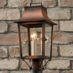 Colonial Metalcrafts Georgian Tapered Outdoor Post Light