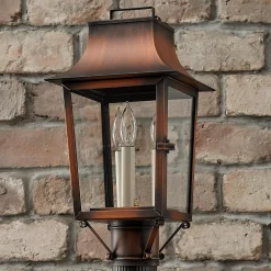 Colonial Metalcrafts Georgian Tapered Outdoor Post Light