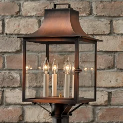 Colonial Metalcrafts Georgian Outdoor Post Light - Large
