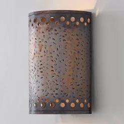 Colonial Metalcrafts Hammered Copper Indoor Sconce