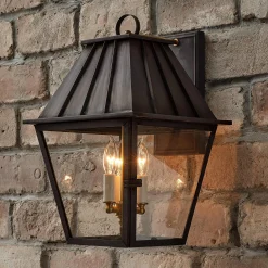 Colonial Metalcrafts Mansard Outdoor Carriage Light - Large
