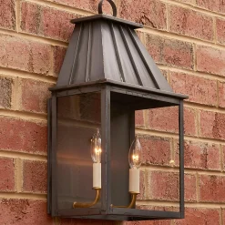 Colonial Metalcrafts Mansard Outdoor Sconce - Large