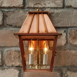 Colonial Metalcrafts Mansard Outdoor Carriage Light - Small