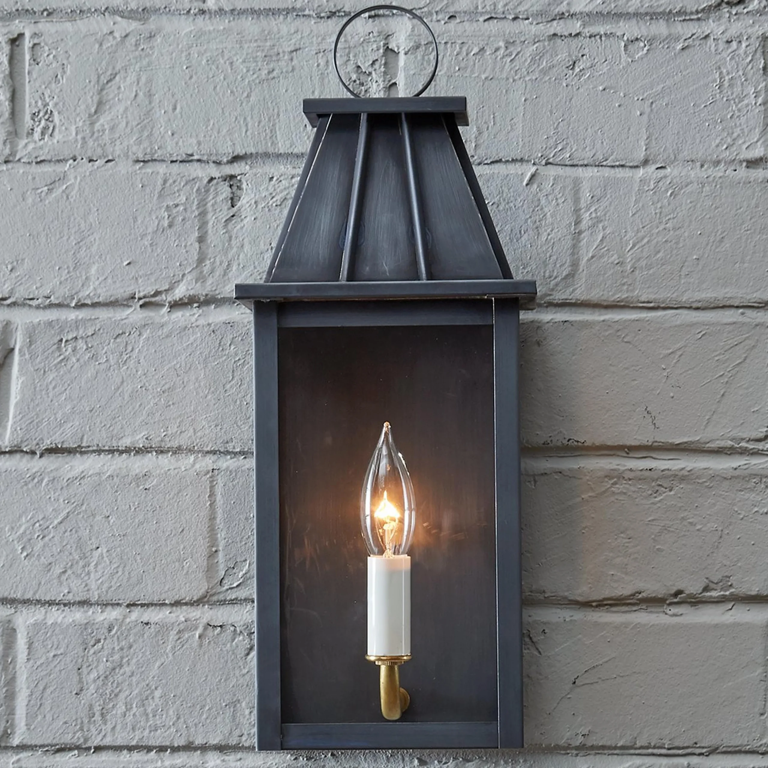 Colonial Metalcrafts Mansard Outdoor Sconce - Small