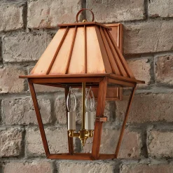 Colonial Metalcrafts Mansard Outdoor Carriage Light - Large
