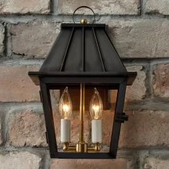 Colonial Metalcrafts Mansard Outdoor Carriage Light - Small