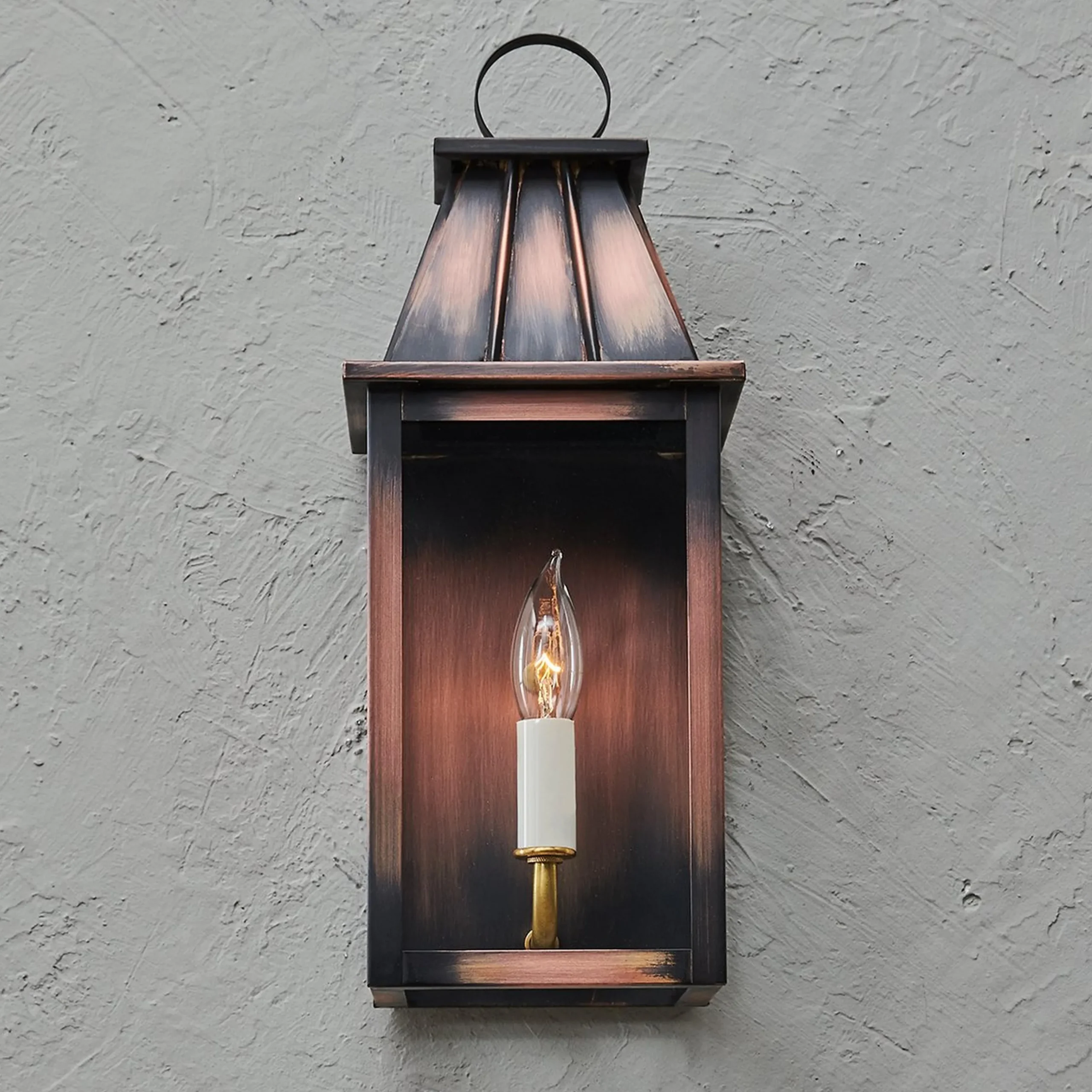 Colonial Metalcrafts Mansard Outdoor Sconce - Small