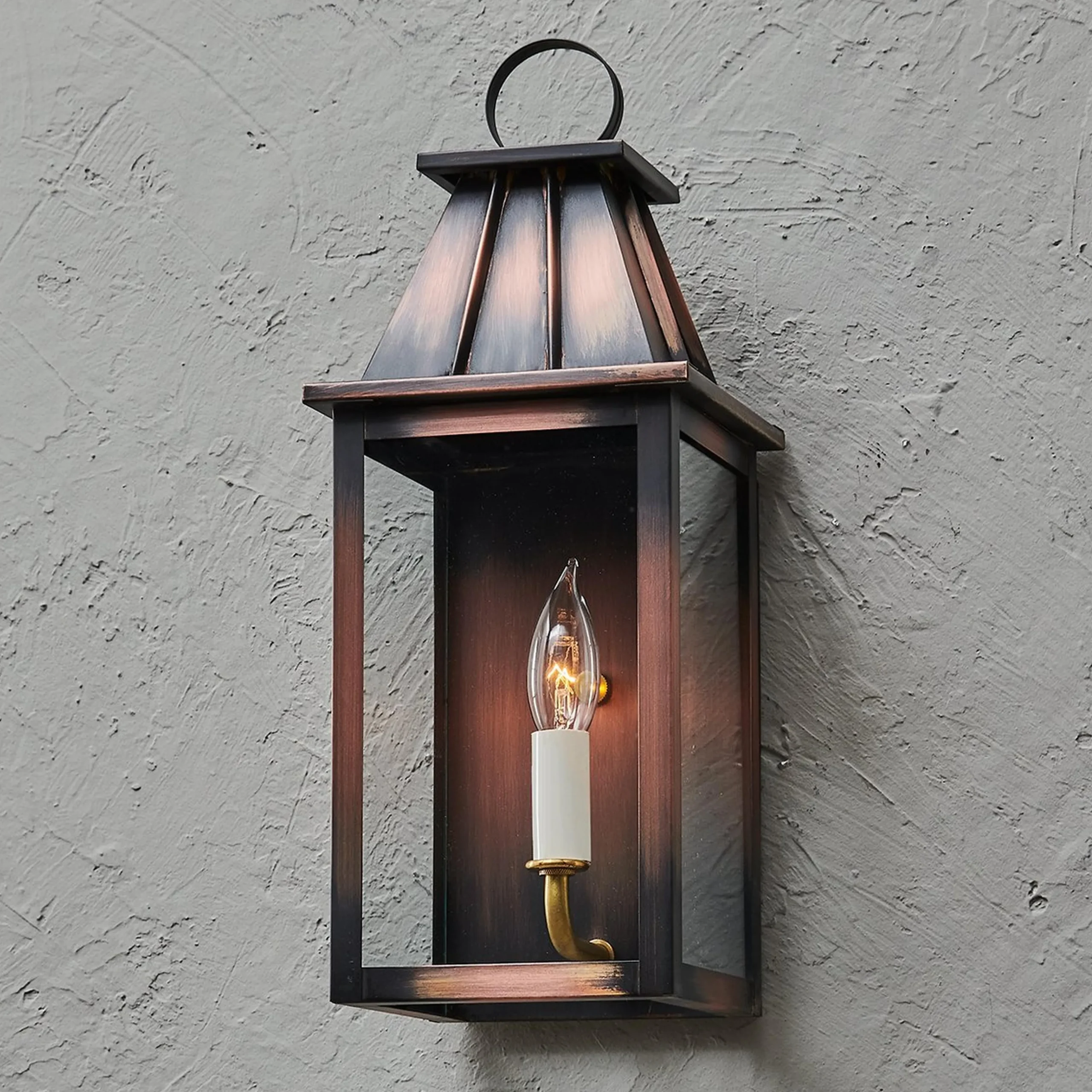 Colonial Metalcrafts Mansard Outdoor Sconce - Small