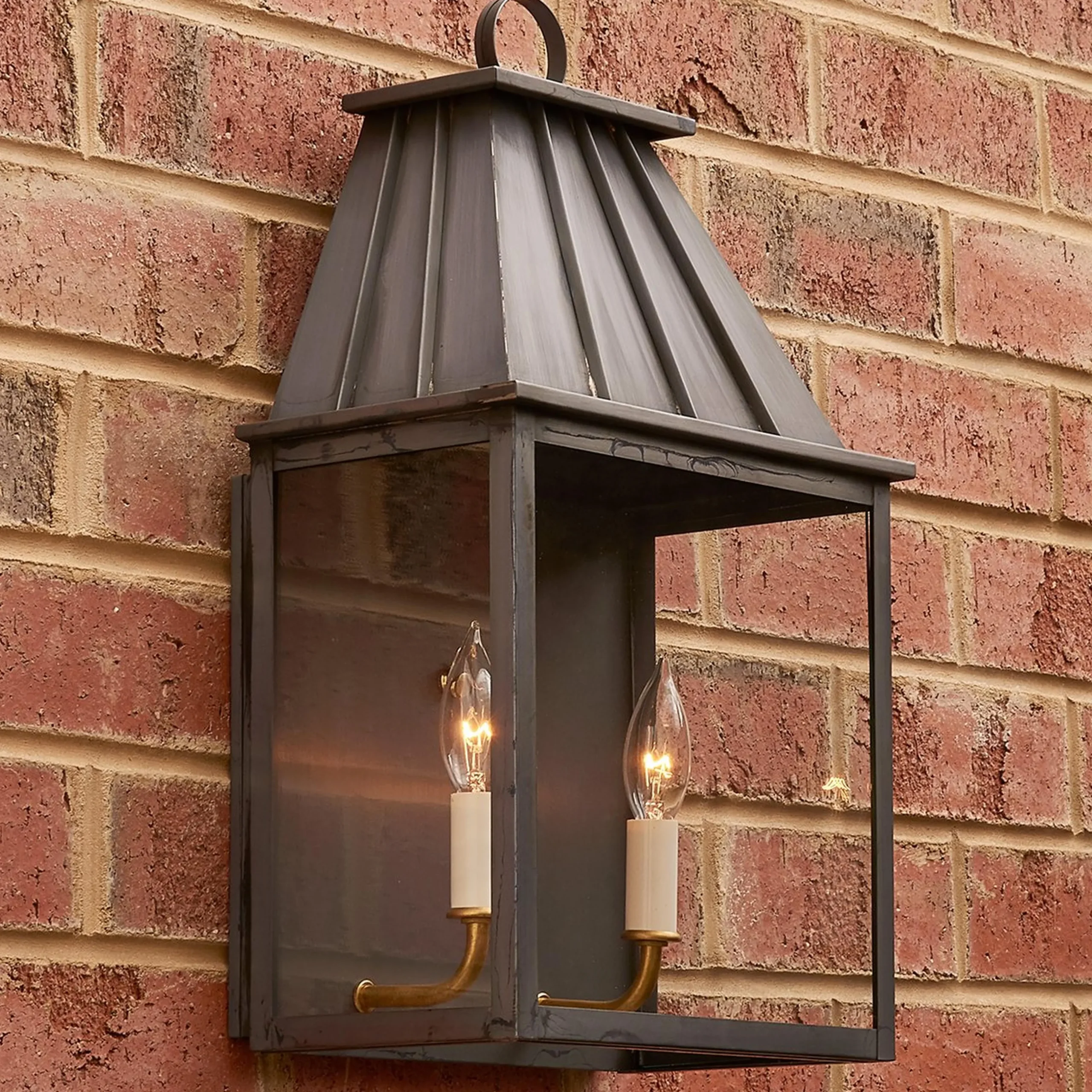Colonial Metalcrafts Mansard Outdoor Sconce - Large