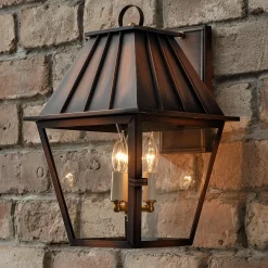 Colonial Metalcrafts Mansard Outdoor Carriage Light - Large