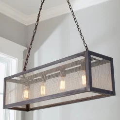 Colonial Metalcrafts Mesh Island Chandelier