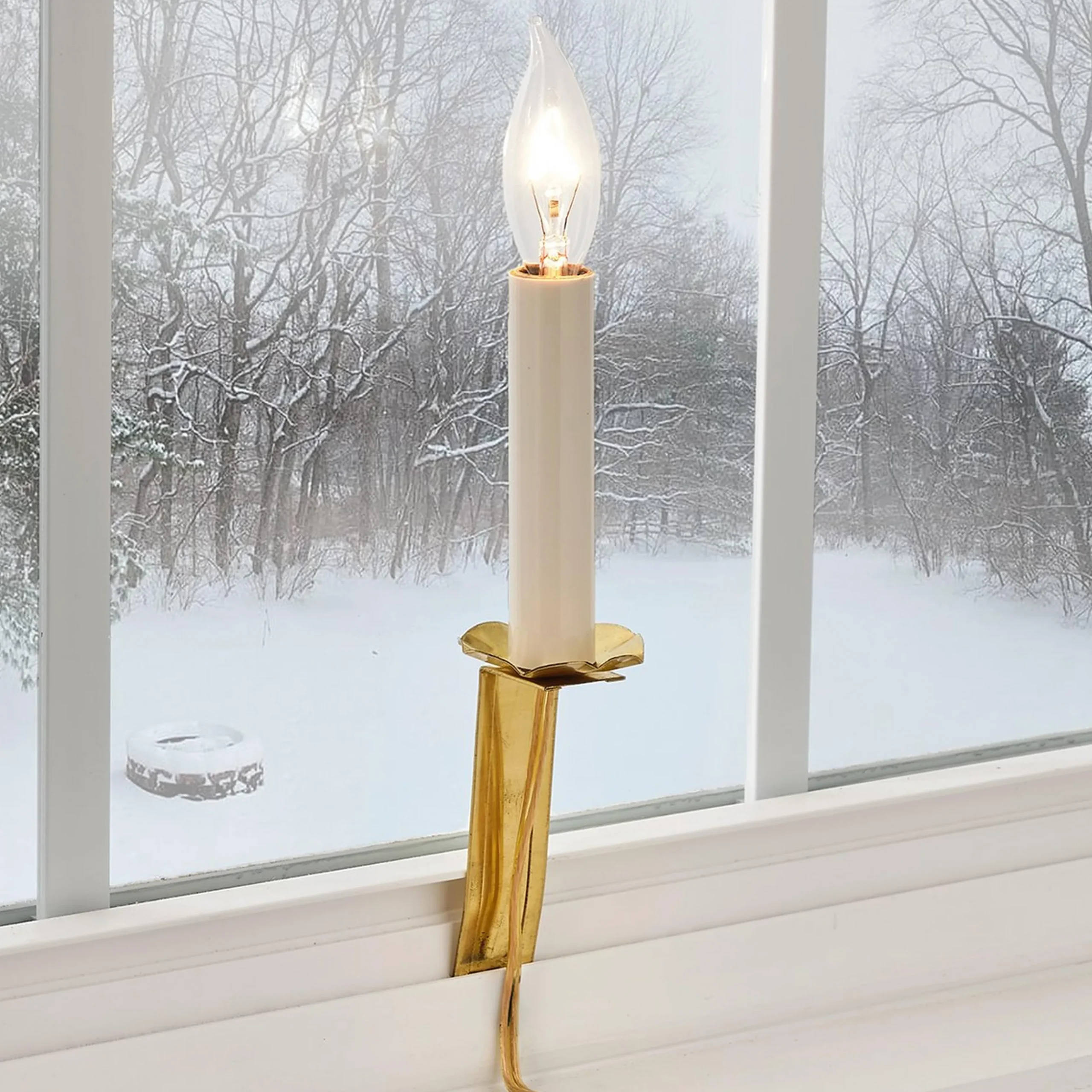 Colonial Metalcrafts Window Candle