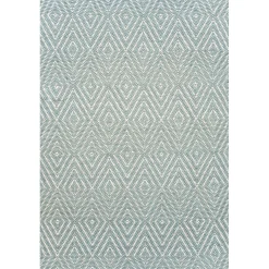 Concentric Diamond Indoor / Outdoor Rug