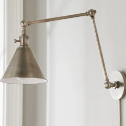 Cone Pivot Shade Double Joint Swing Arm
