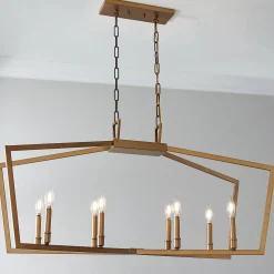 Conservative Contemporary Island Chandelier