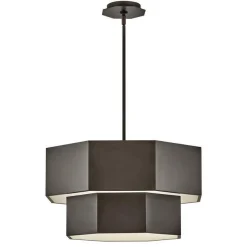 Contemporary Hexagon Convertible Chandelier