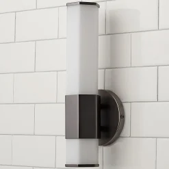 Contemporary Hexagon LED Bath Sconce