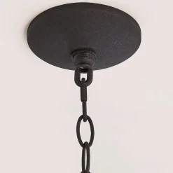 Contemporary Seeded Glass Outdoor Pendant
