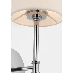 Contemporary Shaded Rod Rechargeable LED Cordless Sconce
