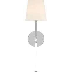 Contemporary Shaded Rod Rechargeable LED Cordless Sconce