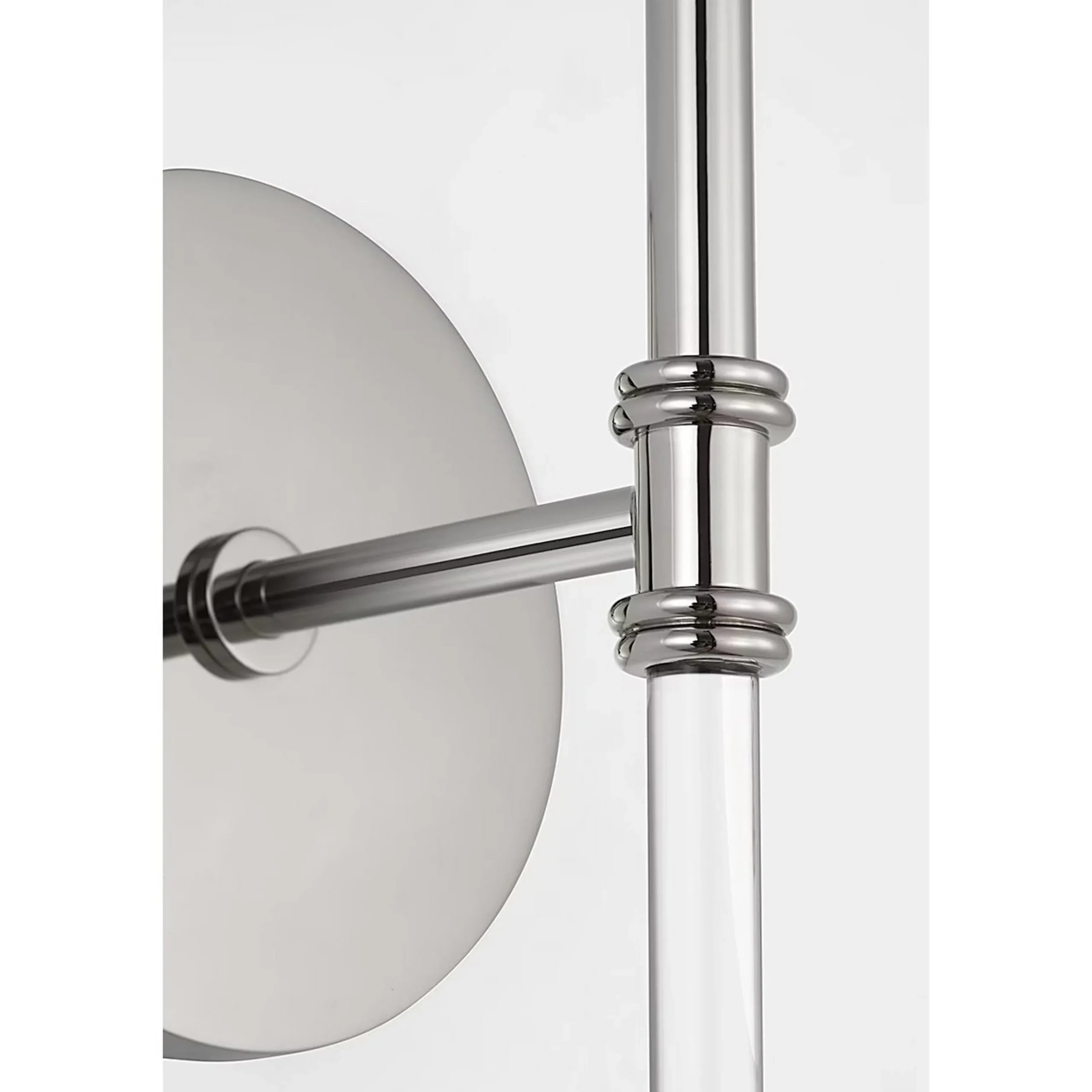 Contemporary Shaded Rod Rechargeable LED Cordless Sconce