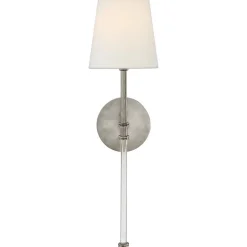 Contemporary Shaded Rod Sconce
