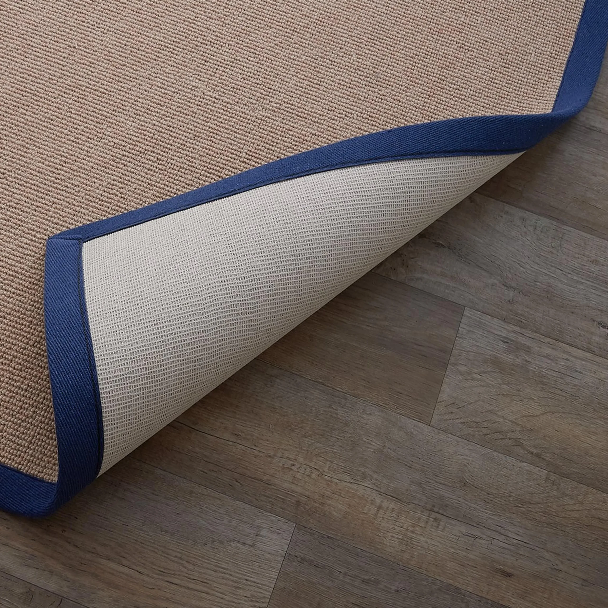 Cotton Binding Wool Sisal Rug