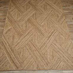 Crossed Construct Handwoven Rug