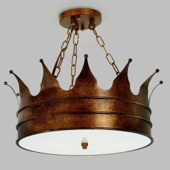 Crown Semi-Flush Ceiling Light