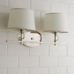 Crystal Accent Vanity Light - 2 Light